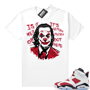 2021 Carmine Jordans Match White Joker  Carmine Sneaker tee