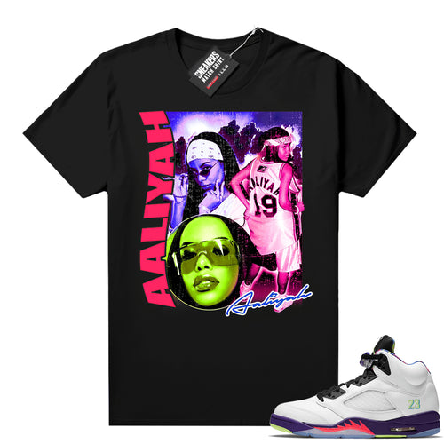 Aaliyah vintage rap Bel Air 5s  Sneaker Tee