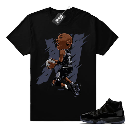 Air Jordan 11 Cap and Gown Sneaker shirt - Jordan 11 Clothing Shirt