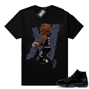 Air Jordan 11 Cap and Gown Sneaker shirt - Jordan 11 Clothing Shirt