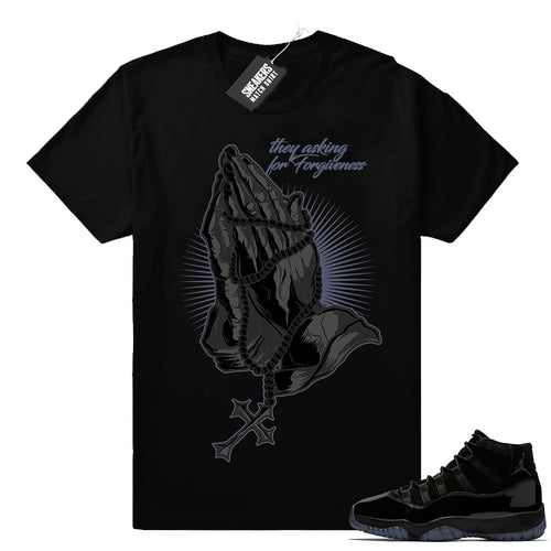 Air Jordan 11 Cap and Gown tees - Sneaker Tee Clothing