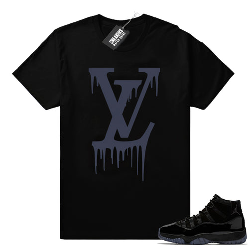 Air Jordan 11 sneaker shirts Cap and Gown - Sneaker Tee Clothing