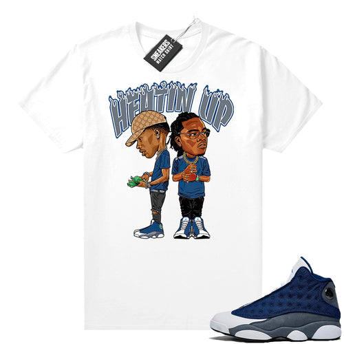 Air Jordan 13 Flint Shirts Heatin Up  Sneaker Tee