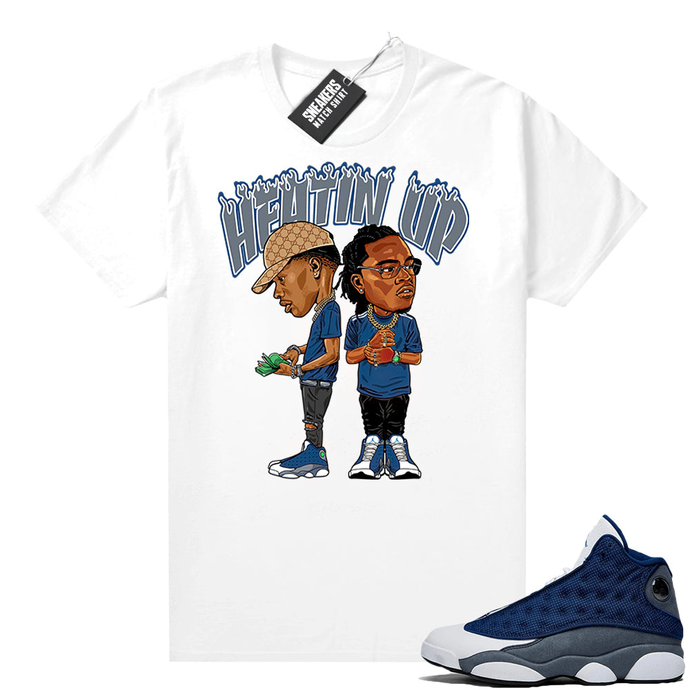 Air Jordan 13 Flint Shirts Heatin Up  Sneaker Tee