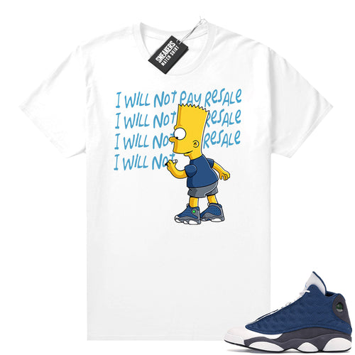 Air Jordan 13 retro Flint shirt Not Pay Resale  Sneaker Tee