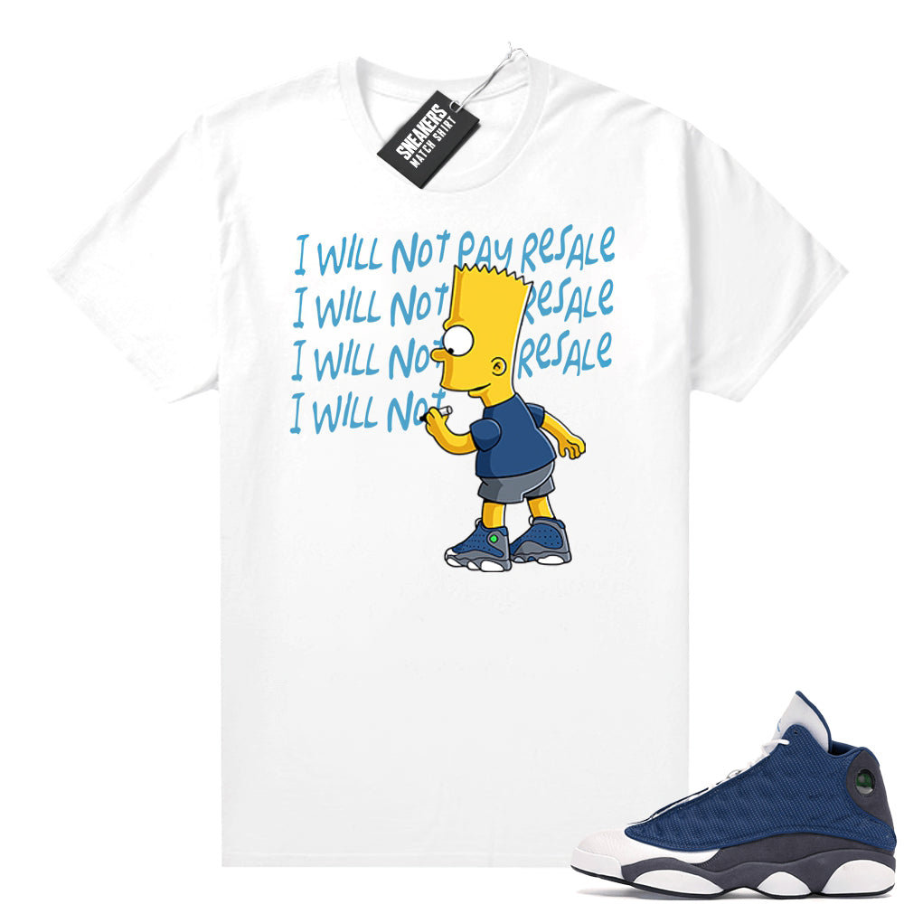 Air Jordan 13 retro Flint shirt Not Pay Resale  Sneaker Tee