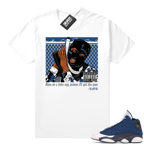 Air Jordan 13 retro Flint shirt RMR  Sneaker Tee