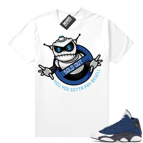Air Jordan 13 retro Flint shirt Sneaker BOT  Sneaker Tee