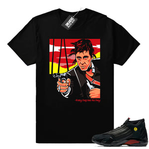 Air Jordan 14 Last shot matching tee - Last Shot 14 Collection