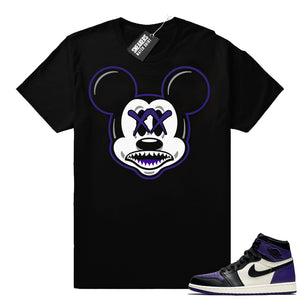 Air Jordan 1 Court Purple shirts  Sneaker Tees