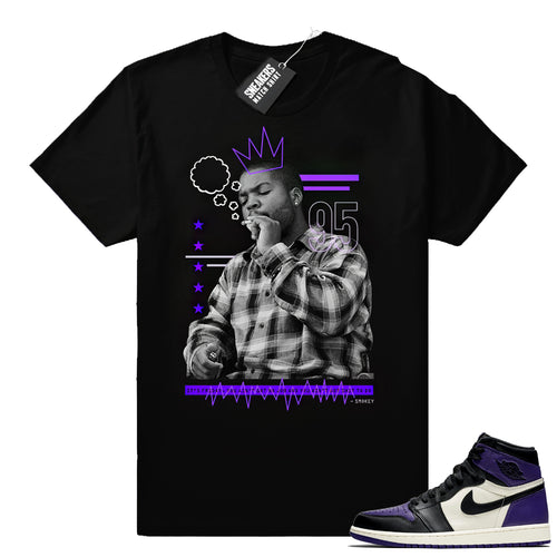 Air Jordan 1 Court Purple sneaker clothing  Sneaker Tees
