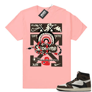 Air Jordan 1 Travis Scott Sneaker Match  Jordan Match Clothing Shop