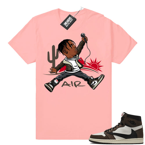 Air Jordan 1 Travis Scott shirt match  Jordan Match Clothing Shop