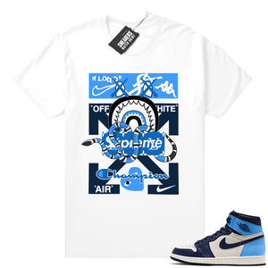 Air Jordan 1 UNC Obsidian tees  Jordan Match Clothing Shop