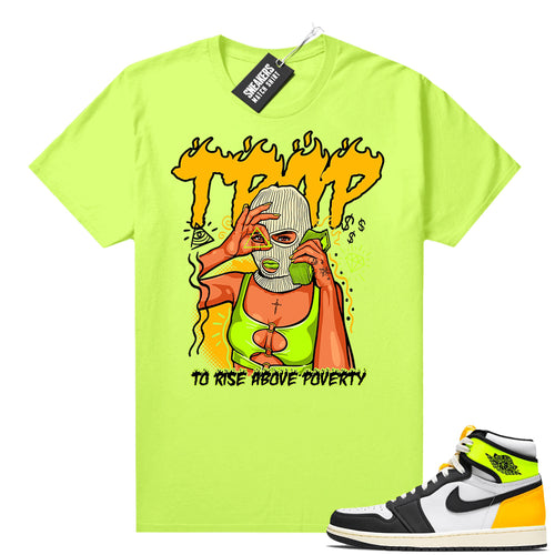 Air Jordan 1 Volt Gold shirt to match Neon Yellow To Rise Above