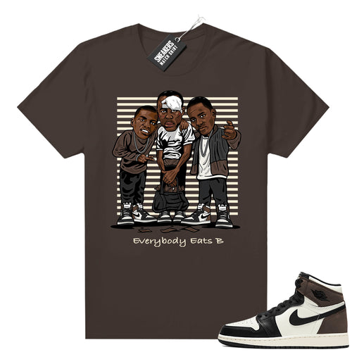 Air Jordan 1 shirts Mocha  Sneaker Tee