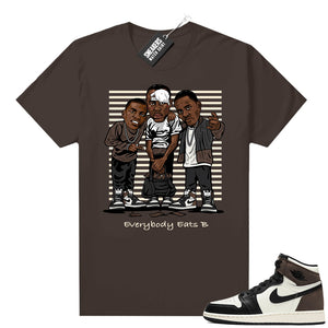 Air Jordan 1 shirts Mocha  Sneaker Tee