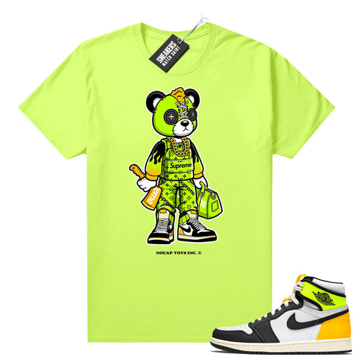 Air Jordan 1 sneaker tees Volt Gold