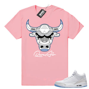 Air Jordan 3 Pure White Matching Shirt - Sneaker Tee