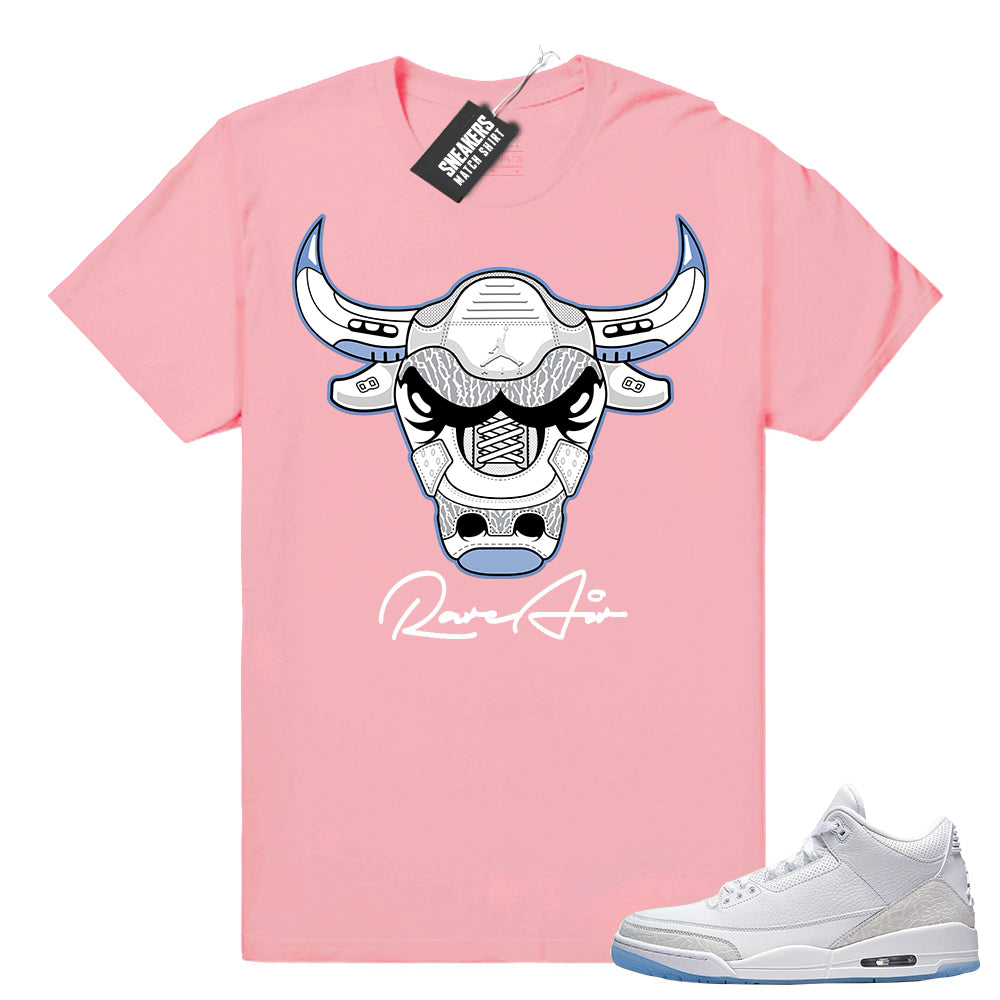 Air Jordan 3 Pure White Matching Shirt - Sneaker Tee