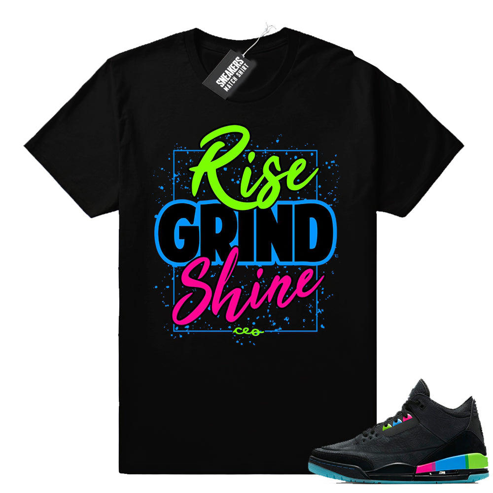 Air Jordan 3 Quai 54 shirts match sneaker - Sneaker Tee