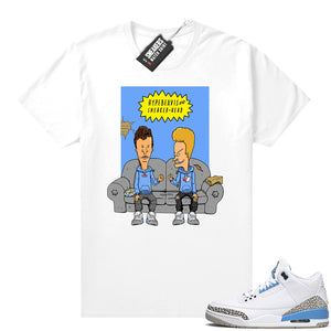 Air Jordan 3 UNC shirt match  Sneaker Tee