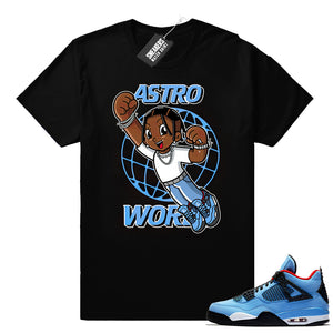 Air Jordan 4 Cactus Jack shirt match sneakers - Jordan 4 Clothing