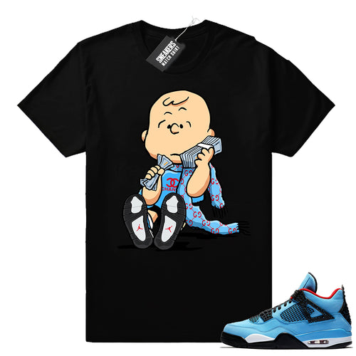 Air Jordan 4 Cactus Jack t shirt match - Jordan 4 Sneaker Tee