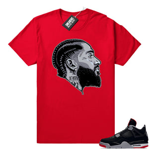 Air Jordan 4 Nipsey Hussle tee  Jordan Match Clothing Sho
