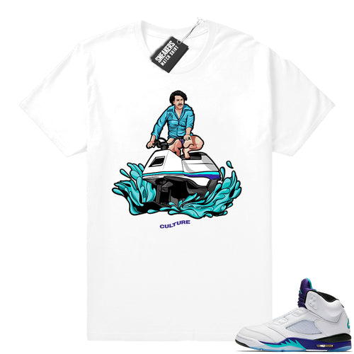 Air Jordan 5 Grape sneaker tees  Sneaker Tees