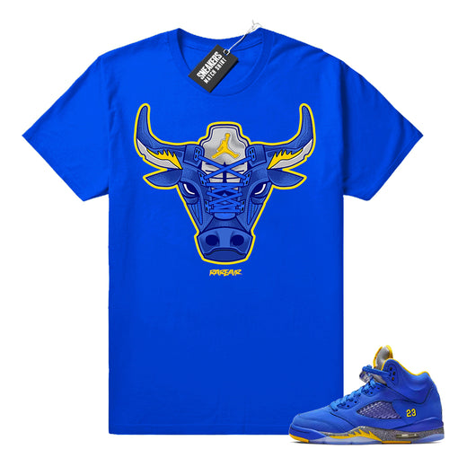 Air Jordan 5 Laney Rare Air Bull t-shirt  Jordan Sneaker Clothing