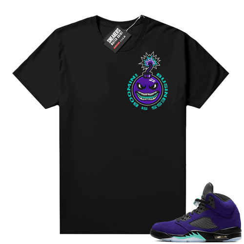 Air Jordan 5 shirts Alternate Grape  Sneaker Tee