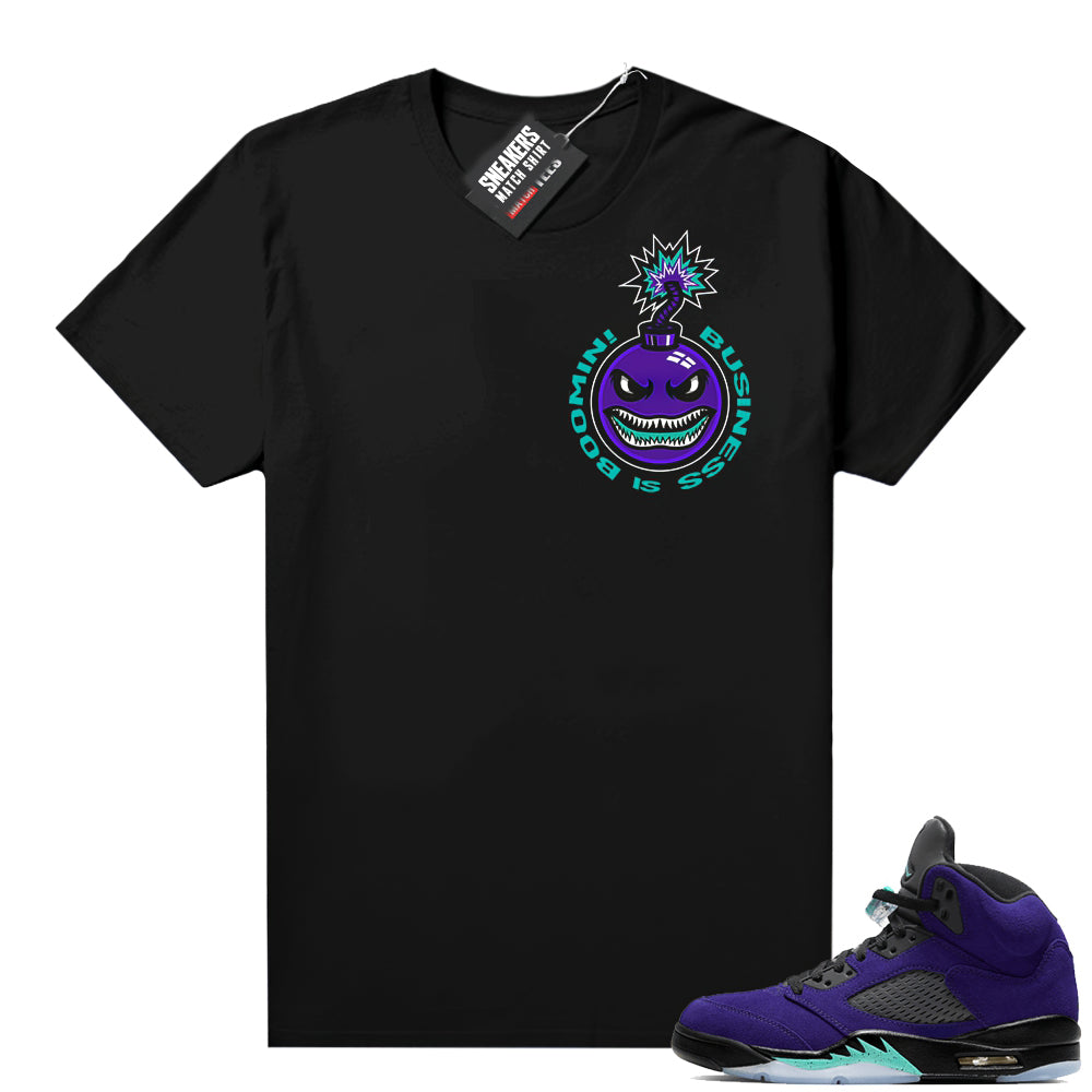 Air Jordan 5 shirts Alternate Grape  Sneaker Tee