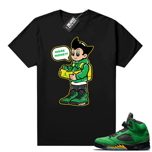 Air Jordan 5 shirts Apple Green  Sneaker Tee