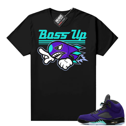 Air Jordan 5 sneaker tees Alternate Grape  Sneaker Tee