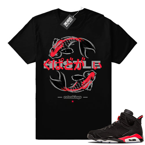 Air Jordan 6 infrared matching shirt  Jordan Sneaker Clothing