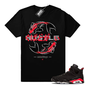 Air Jordan 6 infrared matching shirt  Jordan Sneaker Clothing