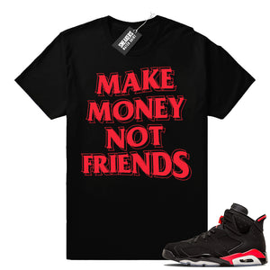 Air Jordan 6s Black Infrared match sneaker tees  Jordan Sneaker Clothing