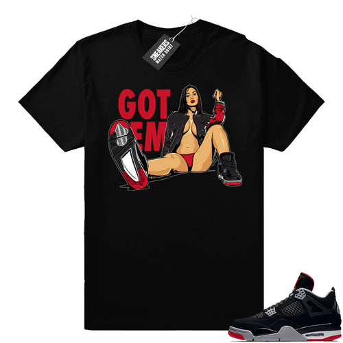 Air Jordan Bred t shirt  Jordan Match Clothing Shop