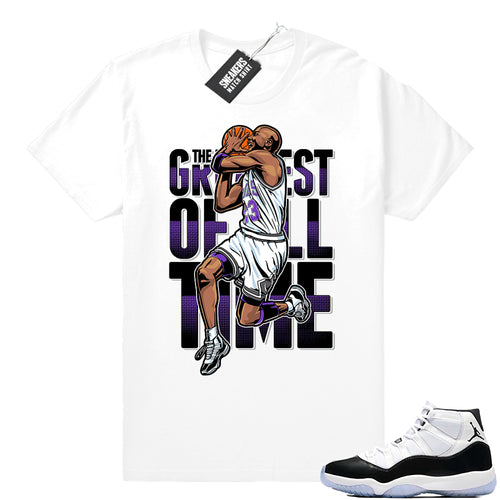 Air Jordan Concord 11 White tee  Jordan shirts and Appare