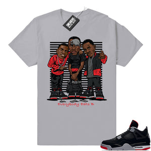 Air Jordan Retro 4 Bred Sneaker shirts  Jordan Match Clothing Shop