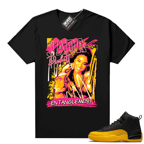 Air Jordan University Gold 12s sneaker shirts  Sneaker Tee