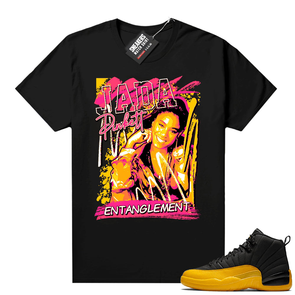 Air Jordan University Gold 12s sneaker shirts  Sneaker Tee