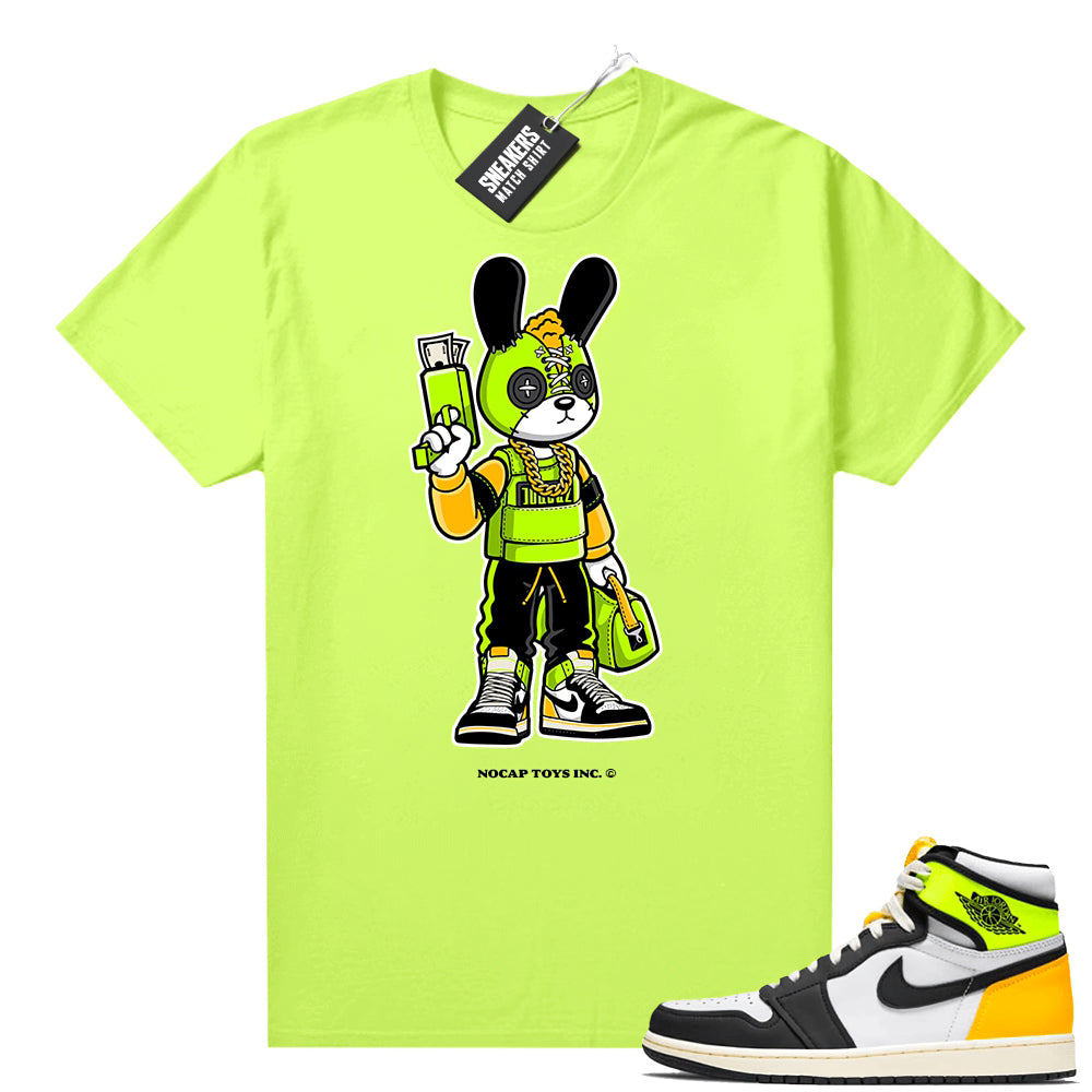 Air Jordan Volt Gold 1s sneaker shirts