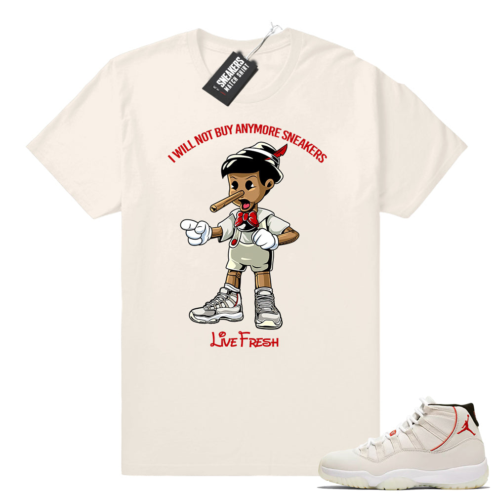 Air Jordan retro 11 shirt Platinum Tint  Jordan shirts and Apparel