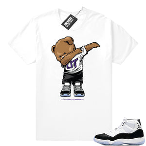 Air Jordan retro 11 shirt concord white  Jordan shirts and Apparel