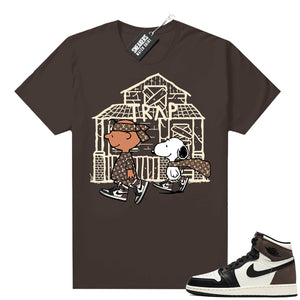 Air Jordan retro 1 Mocha graphic tees  Sneaker Tee