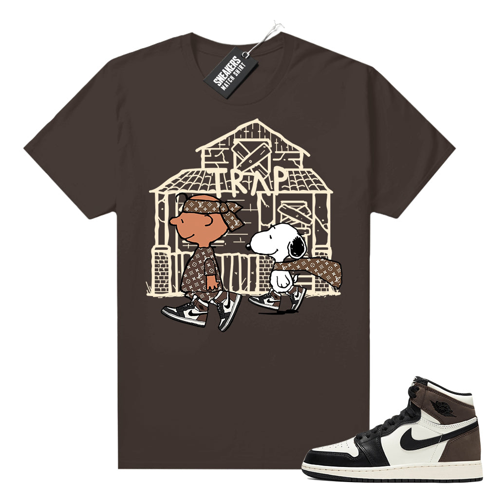Air Jordan retro 1 Mocha graphic tees  Sneaker Tee