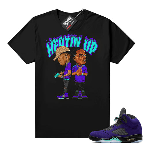 Air Jordan retro 5 Alternate Grape sneaker tees  Sneaker Tee