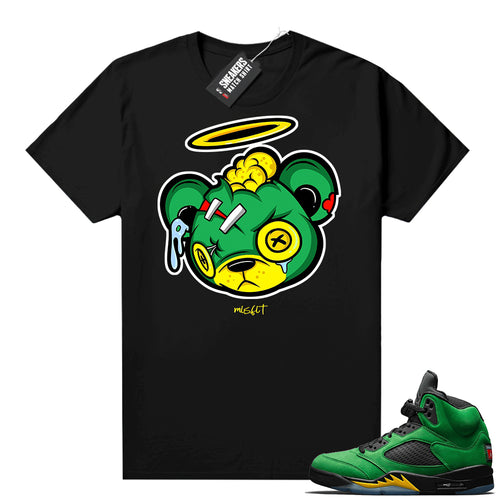 Air Jordan retro 5 Oregon matching shirts  Sneaker Tee_1